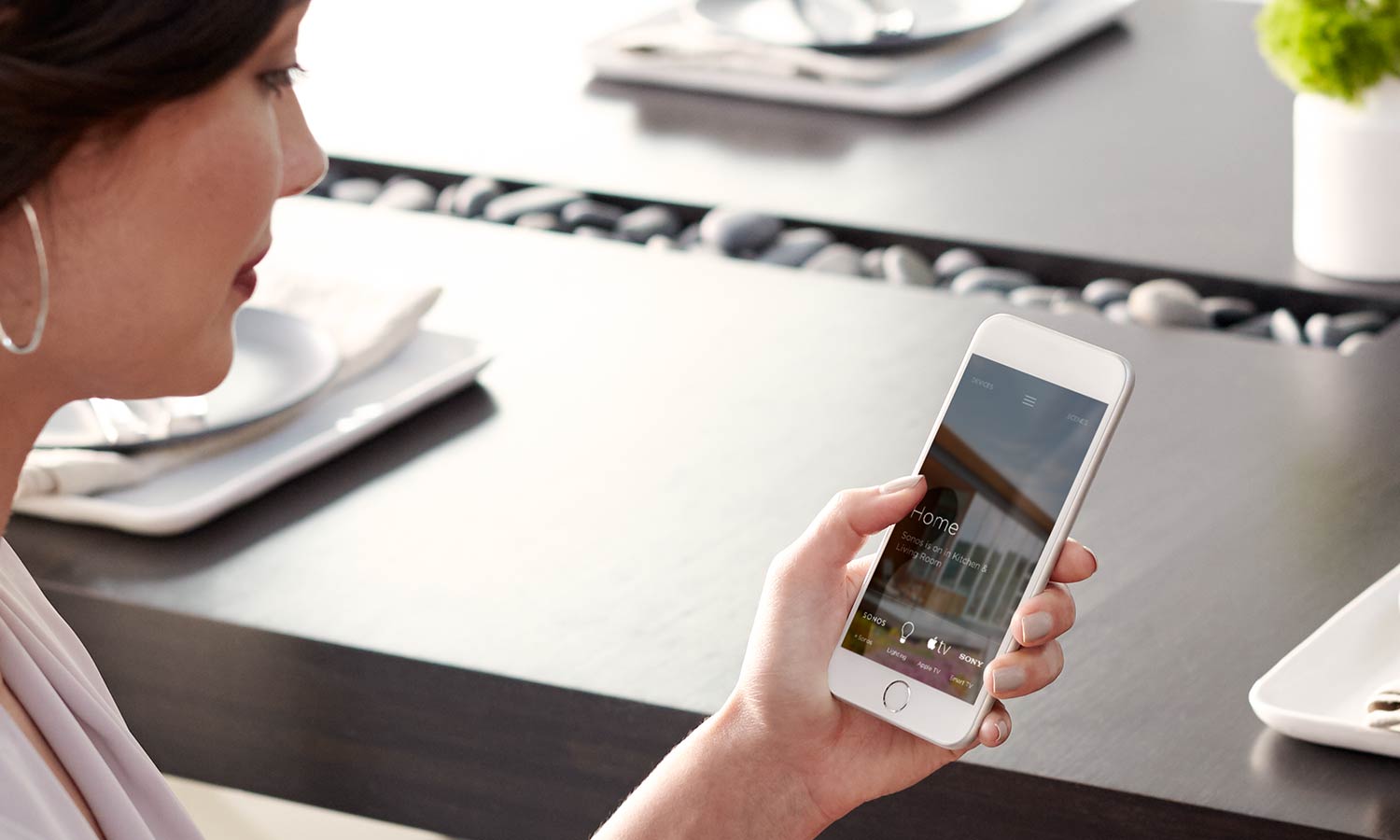 savant image of kitchen with white cabinets