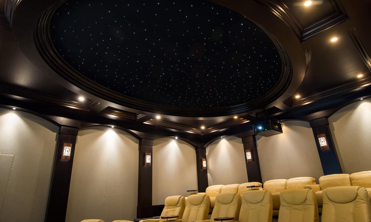 LED lighting in ceiling