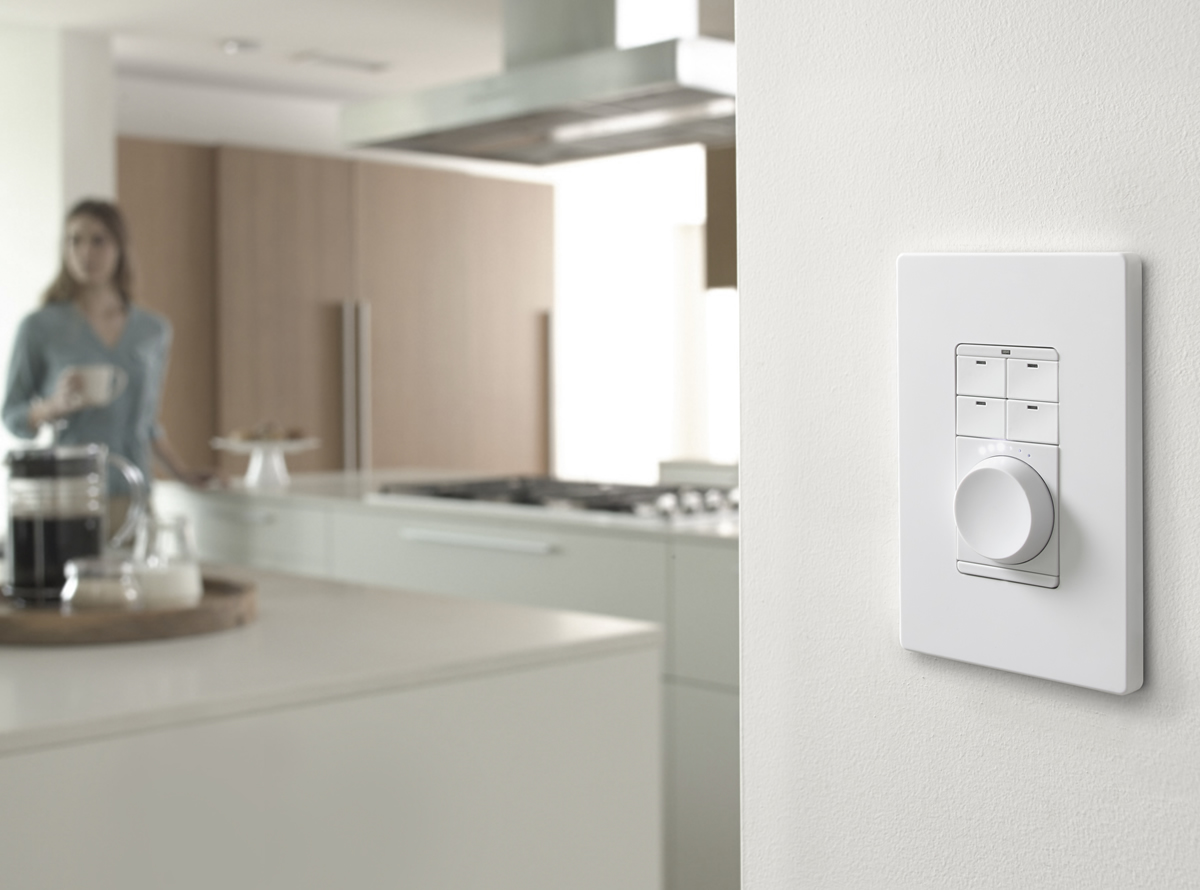 savant keypad on wall