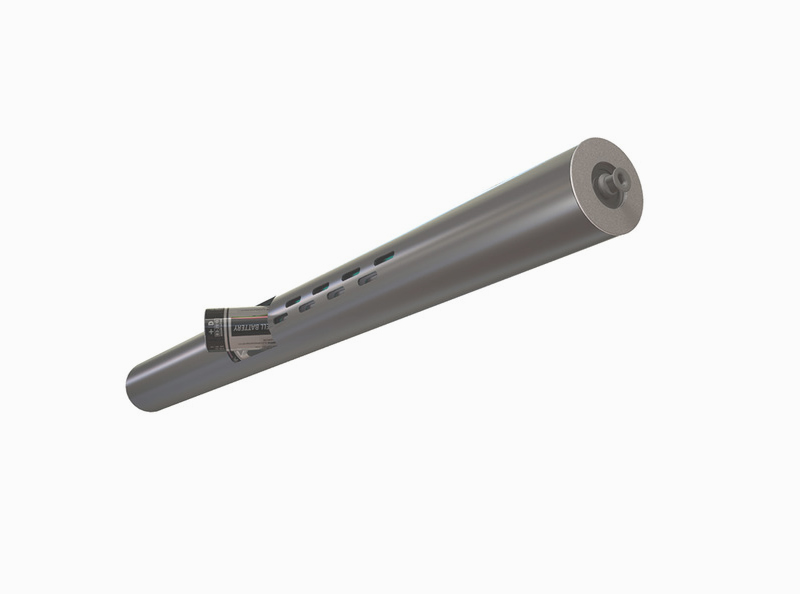Legrand roller shade tube's battery compartment