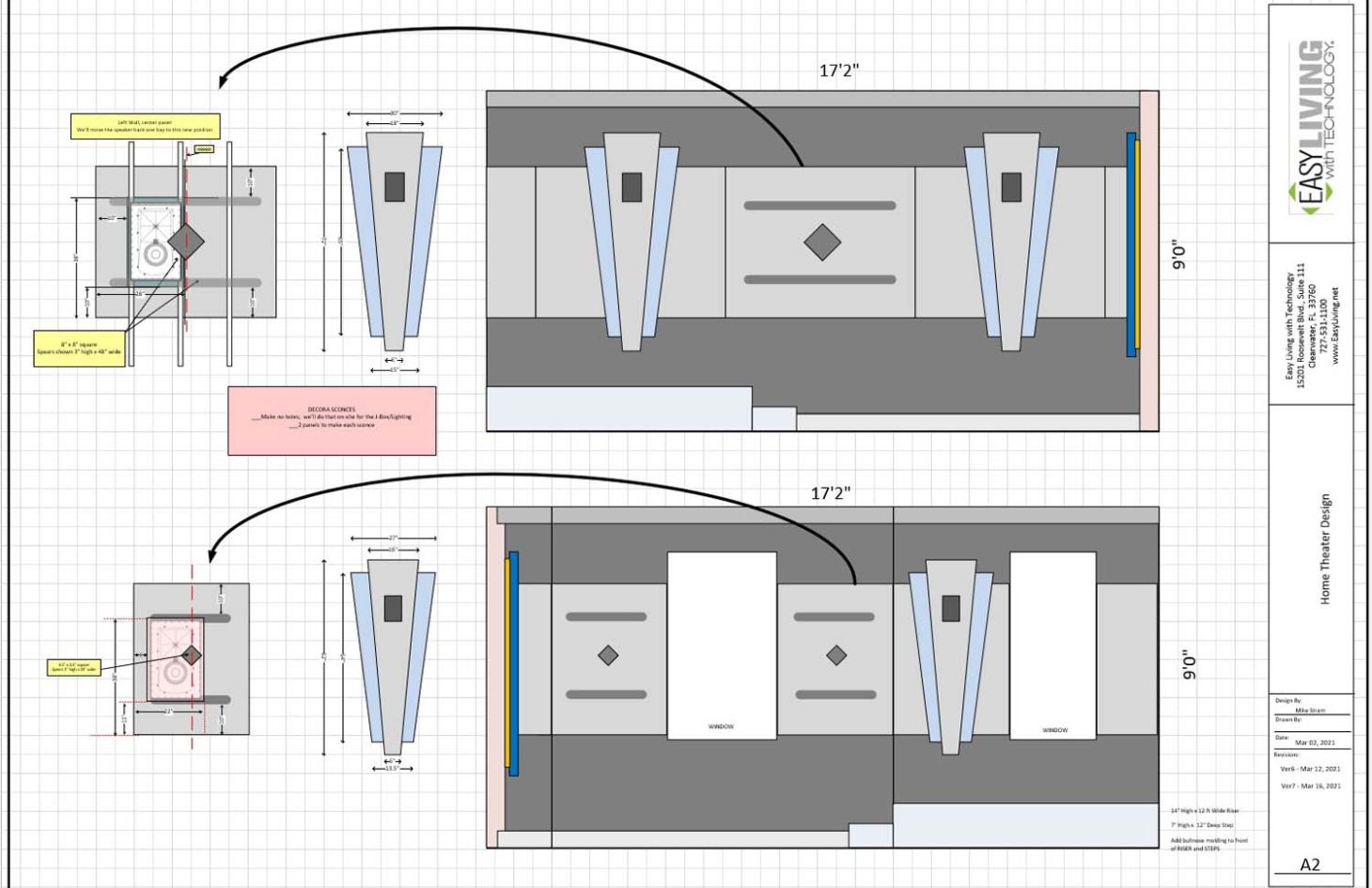 shot of patio outdoor with wooden accents and tv on wall