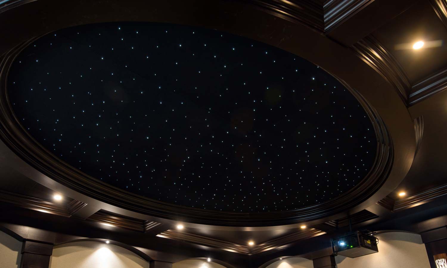 LED lights in ceiling