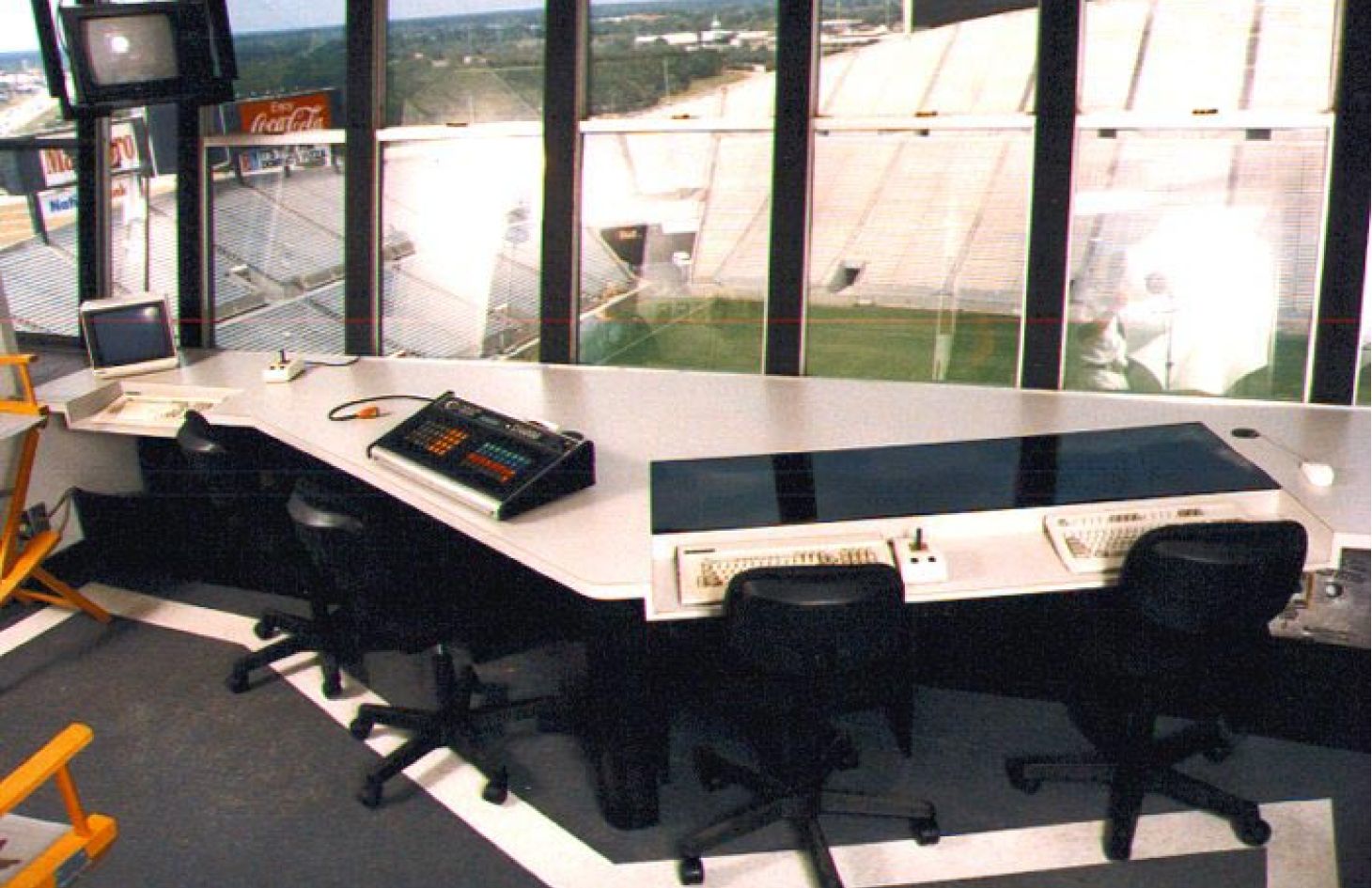 Tampa Stadium console view